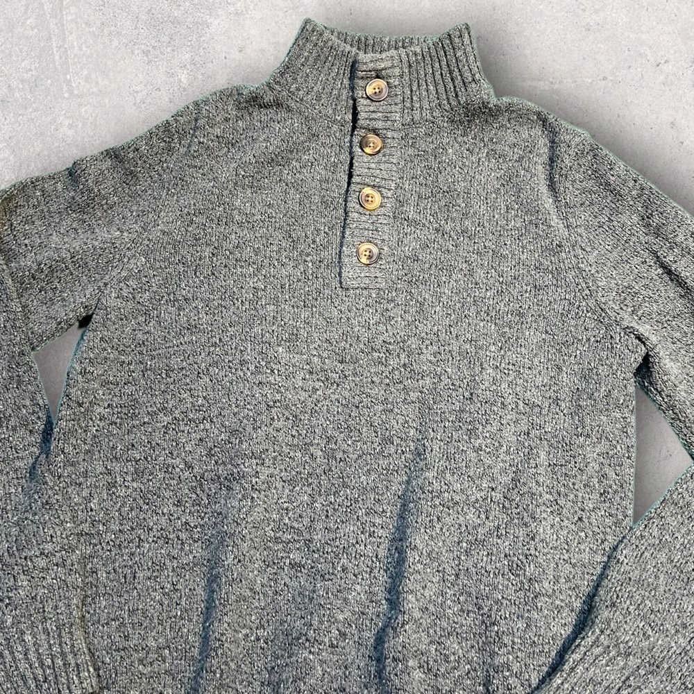 Izod Sweater Gray Sz Small - Picture 5 of 16